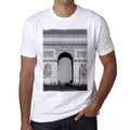 Arc de triomphe Paris Men's Short Sleeve Round Neck T-shirt 00170