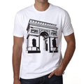Arc de triomphe Paris PNG Men's Short Sleeve Round Neck T-shirt 00170
