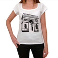 Arc de triomphe Paris PNG Women's Short Sleeve Scoop Neck Tee 00171