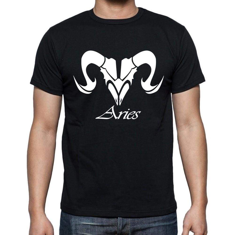 Aries Tribal Tattoo 2 Black Gift T Shirt Mens Tee Black 00166