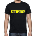 Art Critic t shirt, mens t-shirt, occupation, S Size, Black, Cotton