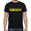 Art Restorer t shirt, mens t-shirt, occupation, S Size, Black, Cotton