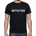 art?stico, kurzärmliges Herren-T-Shirt mit Rundhalsausschnitt