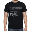 Arthur Schopenhauer quote t shirts,"Every nation ridic",t shirts men,black