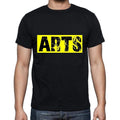 Arts t shirt, mens t-shirt, occupation, S Size, Black, Cotton