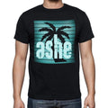 ashe, beach holidays in ashe, beach t shirts, Men's Short Sleeve Round Neck T-shirt 00028
