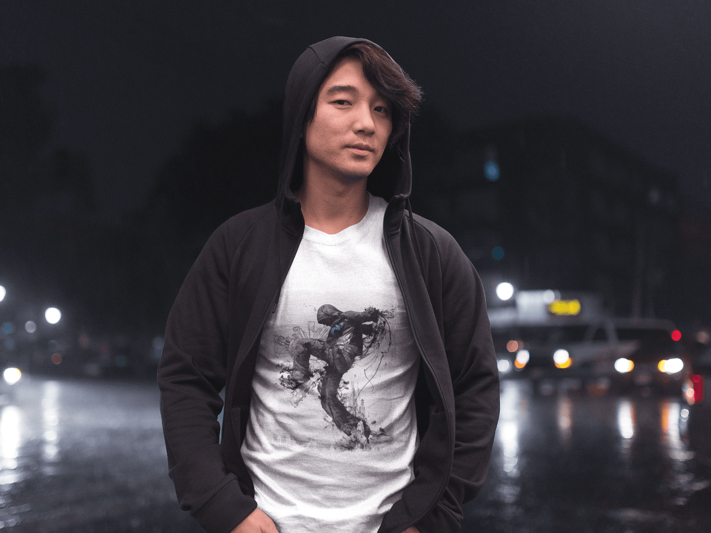 Street Art 1, Herren T-Shirt, T-Shirt Geschenk Rundhals 00209