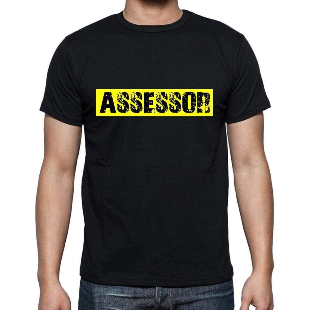 Assessor T Shirt Mens T-Shirt Occupation S Size Black Cotton - T-Shirt