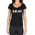 aßlar, Villes allemandes <span>Noir</span> , T-shirt <span>manches courtes</span> <span>col rond</span> <span>Femme</span> 00002