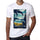 Atlantic City Pura Vida Beach Name White Mens Short Sleeve Round Neck T-Shirt 00292 - White / S - Casual
