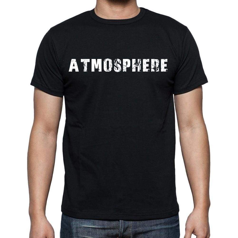 Atmosphere White Letters Mens Short Sleeve Round Neck T-Shirt 00007