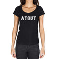 atout, French Dictionary, Women's Short Sleeve Round Neck T-shirt 00010