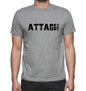 Attach Grey Mens Short Sleeve Round Neck T-Shirt 00018 - Grey / S - Casual