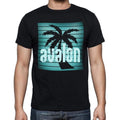 avalon, beach holidays in avalon, beach t shirts, Men's Short Sleeve Round Neck T-shirt 00028