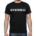 awareness , white letters, Men's Short Sleeve Round Neck T-shirt 00007