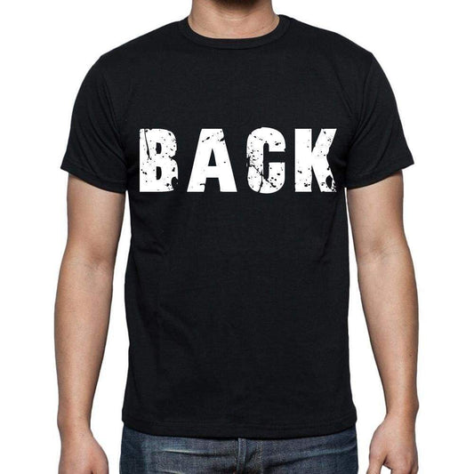 Back White Letters Mens Short Sleeve Round Neck T-Shirt 00007