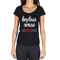 Badass Since 2041 Women's T-shirt Black Birthday Gift 00432