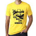 Badminton, Real Men Love Badminton Men's T shirt Lemon Birthday Gift 00542