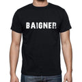 baigner, French Dictionary, Men's Short Sleeve Round Neck T-shirt 00009