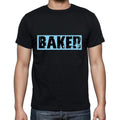Baker t shirt, mens t-shirt, occupation, S Size, Black, Cotton