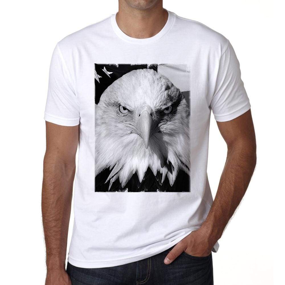 Bald Eagle Mens Short Sleeve Round Neck T-Shirt