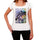 Balingasay Beach Name Palm White Womens Short Sleeve Round Neck T-Shirt 00287 - White / Xs - Casual