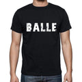 balle, French Dictionary, Men's Short Sleeve Round Neck T-shirt 00009