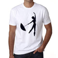 Ballerina 2 Men's tee, White, 100% Cotton 00164