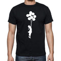 Balloon Girl Black Gift Tshirt, Men's tee, Black 00191