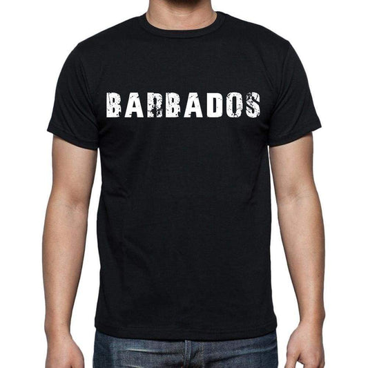 Barbados T-Shirt For Men Short Sleeve Round Neck Black T Shirt For Men - T-Shirt