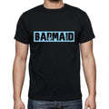 Barmaid t shirt, mens t-shirt, occupation, S Size, Black, Cotton