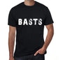 Basts Mens Retro T Shirt Black Birthday Gift 00553 - Black / Xs - Casual