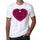 Be My Valentine Heart Shaped Mens Tee White 100% Cotton 00156