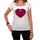Be My Valentine Heart Shaped Tshirt White Womens T-Shirt 00157