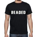beaded ,Men's Short Sleeve Round Neck T-shirt 00004