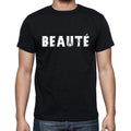 beauté, French Dictionary, Men's Short Sleeve Round Neck T-shirt 00009