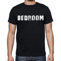 bedroom Men's Short Sleeve Round Neck T-shirt , Black T-shirt EN