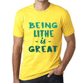 Being Lithe is Great, Men's T-shirt, Lemon, Birthday Gift 00378