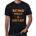 Being Unique Is Great, Black, Men's Short Sleeve Round Neck T-shirt, Birthday Gift 00375