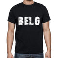 belg, Herren-Kurzarm-Rundhals-T-Shirt 00003