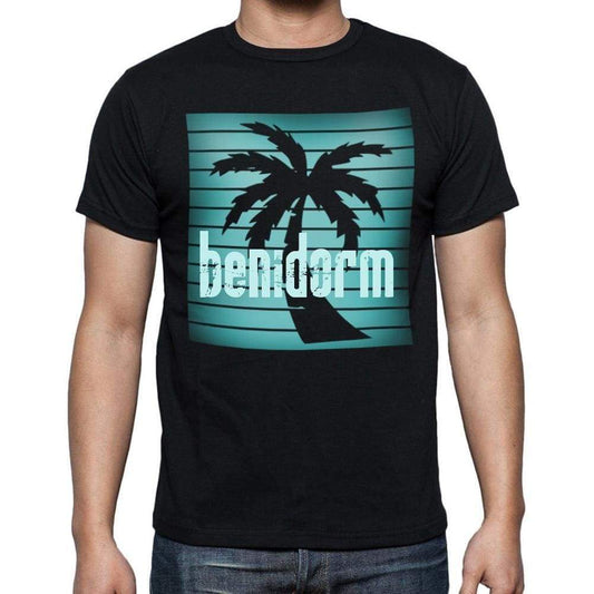 Benidorm Beach Holidays In Benidorm Beach T Shirts Mens Short Sleeve Round Neck T-Shirt 00028 - T-Shirt