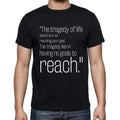 Benjamin Mays quote t shirts,"The tragedy of life does",t shirts men,black