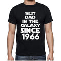 Best Dad, 1966 Best Dad Men's T shirt Black Birthday Gift 00112