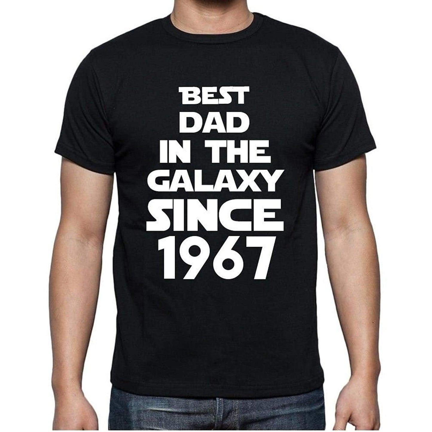 Best Dad 1967 Best Dad Mens T Shirt Black Birthday Gift 00112 - Black / Xs - Casual