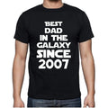 Best Dad, 2007 Best Dad Men's T shirt Black Birthday Gift 00112
