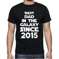 Best Dad, 2015 Best Dad Men's T shirt Black Birthday Gift 00112