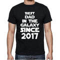Best Dad, 2017 Best Dad Men's T shirt Black Birthday Gift 00112
