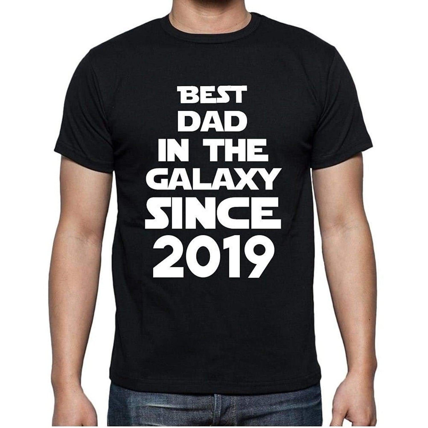 Best Dad 2019 Best Dad Mens T Shirt Black Birthday Gift 00112 - Black / Xs - Casual
