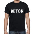 béton, French Dictionary, Men's Short Sleeve Round Neck T-shirt 00009