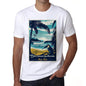 Bheemunipatnam Pura Vida Beach Name White Mens Short Sleeve Round Neck T-Shirt 00292 - White / S - Casual